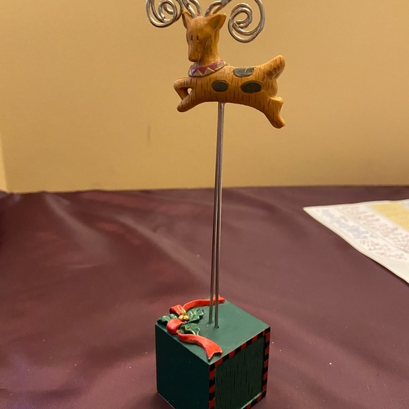 Photo/Note Holder Reindeer - Picture 2 of 2